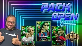 PACK OPEN EFOOTBALL BECKHAM, DAVIDS E RIVALDO