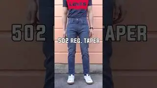 Levi's Regular против Slim Taper: разница за 15 секунд! 🤯 (502 против 512)
