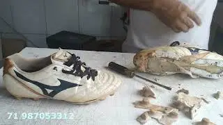 REDUÇÃO DO TAMANHO DE CHUTEIRA + SOLADO NOVO