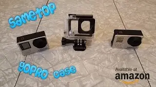 Sametop Open Side Skeleton case for gopro Hero 3+/4 silver and black