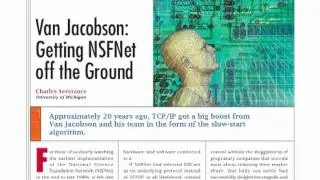 Computing Conversations: Van Jacobson—Getting NSFnet off the Ground