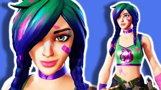 Splatterella  Skin Gameplay (PS5 Fortnite)
