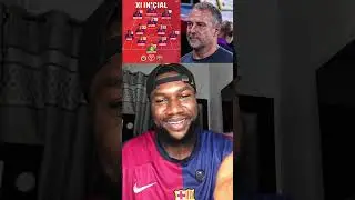 Hansi Flick isn&rsquo;t smiling with his LINEUP 😂😂😂 #barcelona #fblifestyle