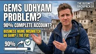 GM Udhyam Problem  | Account 90% complete how to complete | Business Name on GM Does not Match