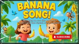 👉 Banana Song 🍌 | Fun Kids Dance Party 🎉 & Sing-Along | 3D Animation (FL0020)