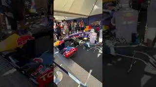 A sound so scary the car shakes in fear. #f1 #redbull #supercars #goodwoodfos