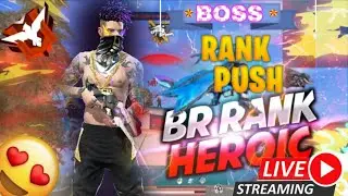 NR BOSS GAMING❤️BR RANKED  PUSH IS LIVE MOBILE 📲 GAMEPLAY WITH RANDOM PLAYERS