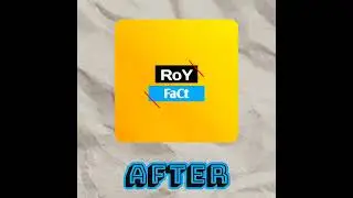 RoY FaCt Logo Change | Before And After Logo | Logo | RoY FaCt | #shorts | #logochange |