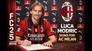 Perpanjang kontrak Luca Modric | FC 25 AC Milan Carrer Mode #4