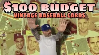 $100 Budget Vintage Baseball Cards