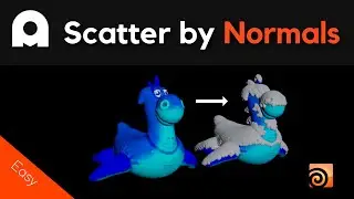All About Scattering - 004 - Scatter by Normals - Houdini Tutorial - Beginners