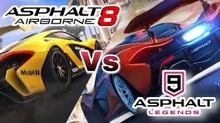 Asphalt 8 Airborne Vs Asphalt 9 Legends