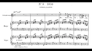 Saint-Sa&euml;ns - Oratorio de No&euml;l - N. 5, Duo (S,Br): Benedictus (score)