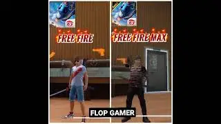 Katana sounds in Free Fire and Free Fire Max ☺️ #shorts #freefirevsfreefiremax #flopgamer
