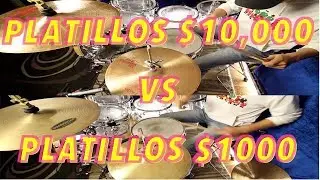 Platillos Chafas vs platillos Gama alta | Hugo Zerecero | Comparison hi hats