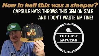 TRUE GEM FROM CAPSULE HATS ON SALE,CRAZY GOOD LOOKING FITTED HAT!I COULD NOT BELIEVE THIS!#fittedhat