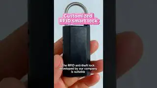 New RFID security lock. #rfid #rfidlock #securitylock #smartlock #rfidtag