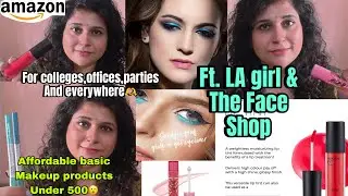 ⭐️Best⭐️Amazon Affordable Makeup Products|Ft. LA Girl & The Face Shop| Amazon Sale Haul 2025