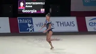 Anna KHUTSISHVILI (GEO) ball - 2024 Grand Prix Thiais AA
