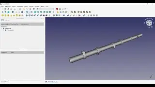 FreeCAD 0.19 V6 Engine (Cam Shaft)