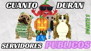 CUANTO TIEMPO DURAN LOS BRAINROTS EN SERVIDORES PUBLICOS? 😢┃ ROBA UN BRAINROT. PARTE 1