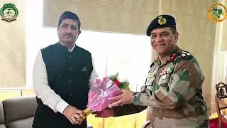 Brigadier Manoj Khandurie VSM visits  NCC Unit, CSK HPKV