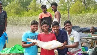 Hook fishing in matla river !!! fishing in sundarban !!!