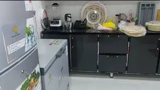 #اخيرا جولة بيت غصون🏡كم متر شكد كلف#تفتح الاسواق باليل😱الطريق ونسه🍇🍍