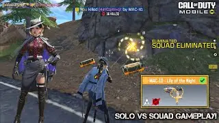 Dominating BR lobbies with new Legendary MAC-10 - Lily of the Night ( Solo vs Squad gameplay )