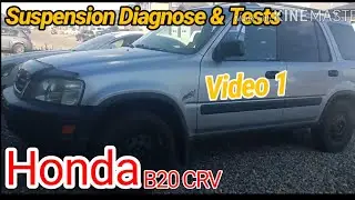 Video1 How to Diagnose Front Suspension Noise! B20 Honda Crv 97+Up