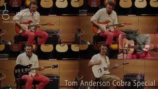 Tom Anderson Cobra Special and Classic S demo in Stageshop