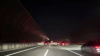 2025年12月5日  ハイウェイからのコールドムーン　第二京阪自動車道 交野南付近〜鴨川西