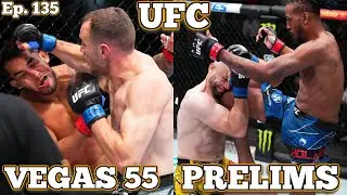 Ep. 135 - UFC Vegas 55 Prelims Amedovski vs Holmes | Morales vs Medic | Hooper vs Colares