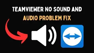 Teamviewer no sound and audio problem fix