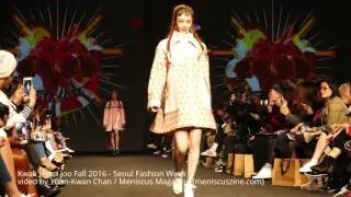 Kwak Hyun Joo Fall 2016 - Seoul Fashion Week - Meniscus Magazine