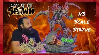 THE CURSE OF THE SPAWN CUSTOM STATUE - 1/3rd scale unboxing **RARE**