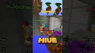 FUNNY LAVA TRAP KILL - MINECRAFT SKYWARS (HIVE) #minecraft #skywars #trap #hive #craft #mc #funny