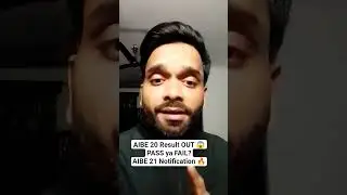 AIBE 20 Result Out 😱 Pass or Fail? | AIBE 21 Exam Date & Notification 🔥 #AIBE20#aibe20 #aibeexam