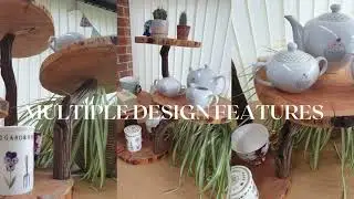 Recycled Rustic Products, Wooden Cupcake Stand 🧁
