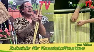 👀 Videx Sichtschutz aus Kunststoffmatten: Zubeh&ouml;r Befestigung und Profil 🛠