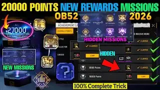 20000 points 🤩 New Hidden Achievement 🤯| How To Complete All Achievement Mission In Free Fire 2026