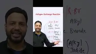 Halogen Exchange Reaction | Finkelstein reaction | Swarts reaction  #class12thorganicchemistry