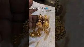 Heavy Traditional Jhumkas 🌸 Trending Designs|Wedding Special Jhumkas 💫 #heavyjhumkas #shorts #viral