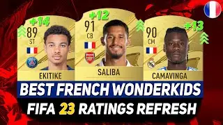 FIFA 23 WONDERKIDS 🇫🇷 ✸ BEST YOUNG FRENCH TALENTS ON CAREER MODE! ft.SALIBA,CAMAVINGA,EKITIKE...etc
