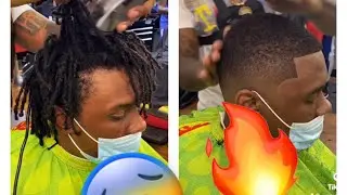 🔥Big chop !!! No more dreads . Clean cut 🔥