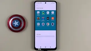 How to resize home screen app icons on Xiaomi Redmi Note 11 Android 12