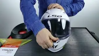 Como colocar o Pinlock no capacete LS2 Arrow FF323