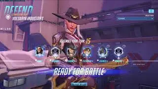 IDDQD TOP 500 ASHE GAMEPLAY! [ OVERWATCH SEASON 25 TOP 500 ]