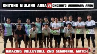 Ghoshito (Aghunaqa Area) 🆚 Khitohe ( Niuland Area) Volleyball 2nd Semifinal match || 27th WSSA