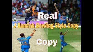 J Bumrah Bowling Action Copy || Same To Same | 3d gamer 360